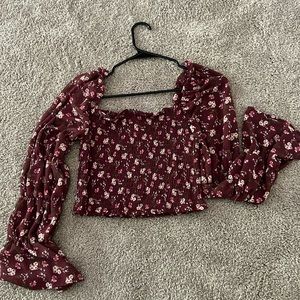 Medium Boho Crop top, fits like a large